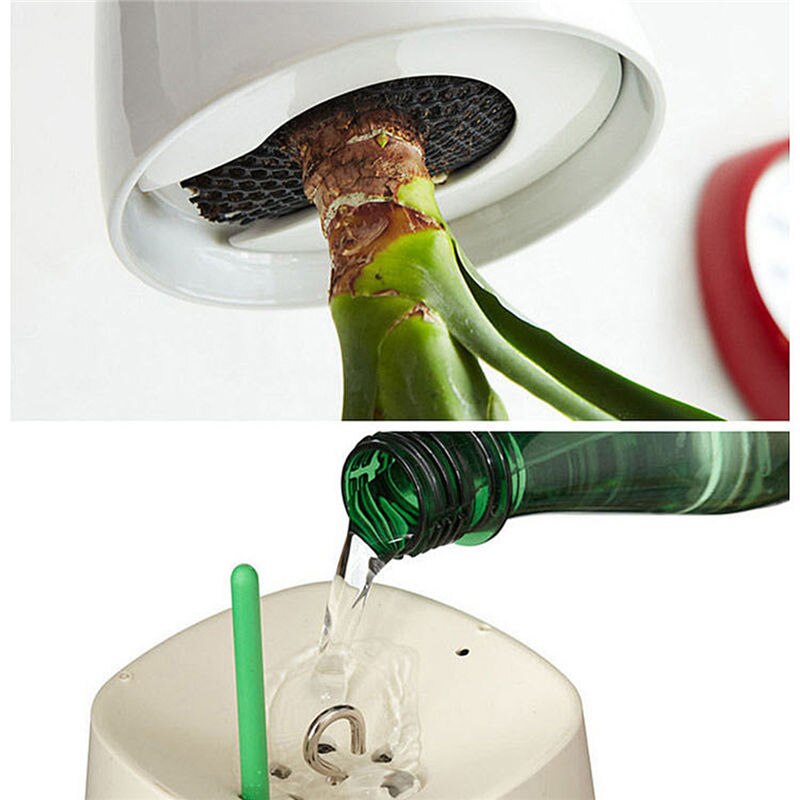 Large Plastic Sky Hanging Planter Decorative Upside-Down Plant Flower Pot Planter for Indoor Garden Decoration