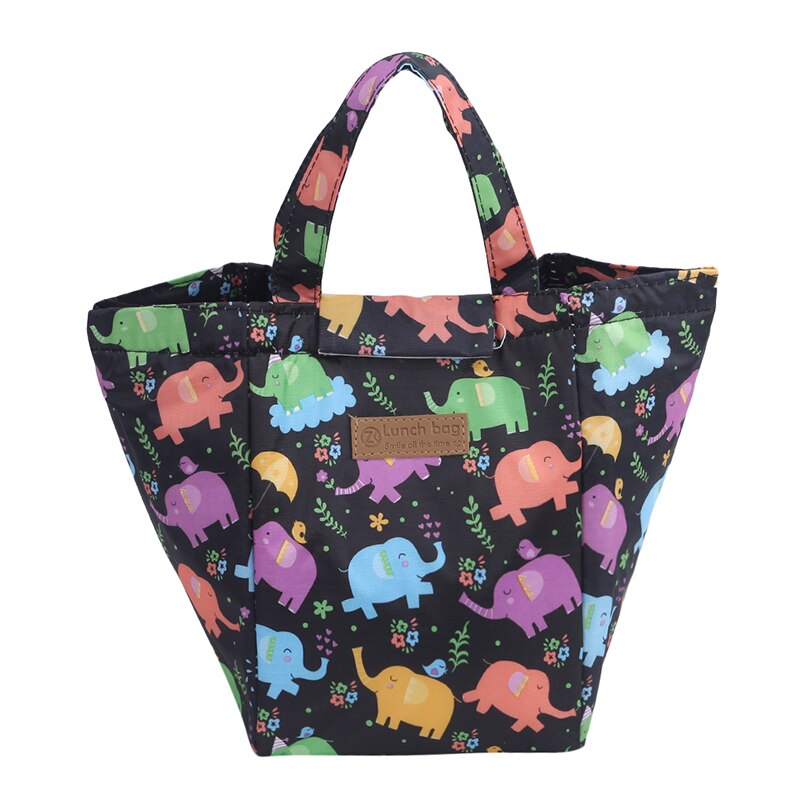 Cartoon waterdichte lunchtas aluminiumfolie isolatiezak voor kamperen, voedselisolatiezak voor thuis, keuken, opbergzak: Kinderlijke indruk