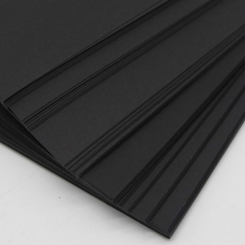 Leere Postkarte Papier Hand Zeichnung DIY Graffiti Karte A4/A3/4 K/8 K Schwarz Gruß Karte dicken Harten Karton Sammelalbum Zeichnung Papier
