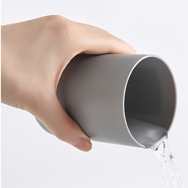 1pc hammasharjatelinettä kuppi 300ml pesupullo koti matka pesu kylpyhuone tumblerit muki kylpyhuonetarvikkeet setti