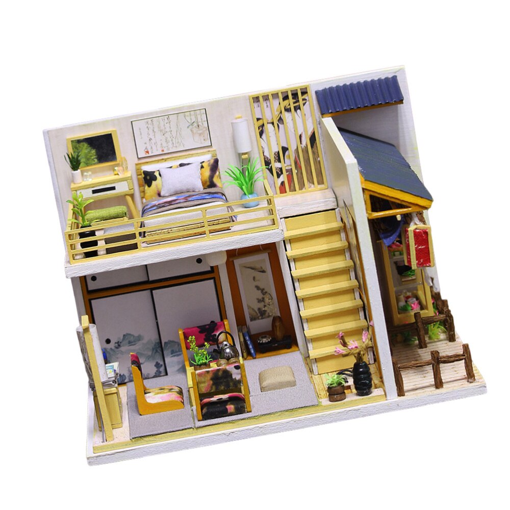 Diy Hokkaido Huis Craft Diy Tatami Kamer Huis Monteer Miniatuur Huis Kit Kleine Huis Model: Default Title