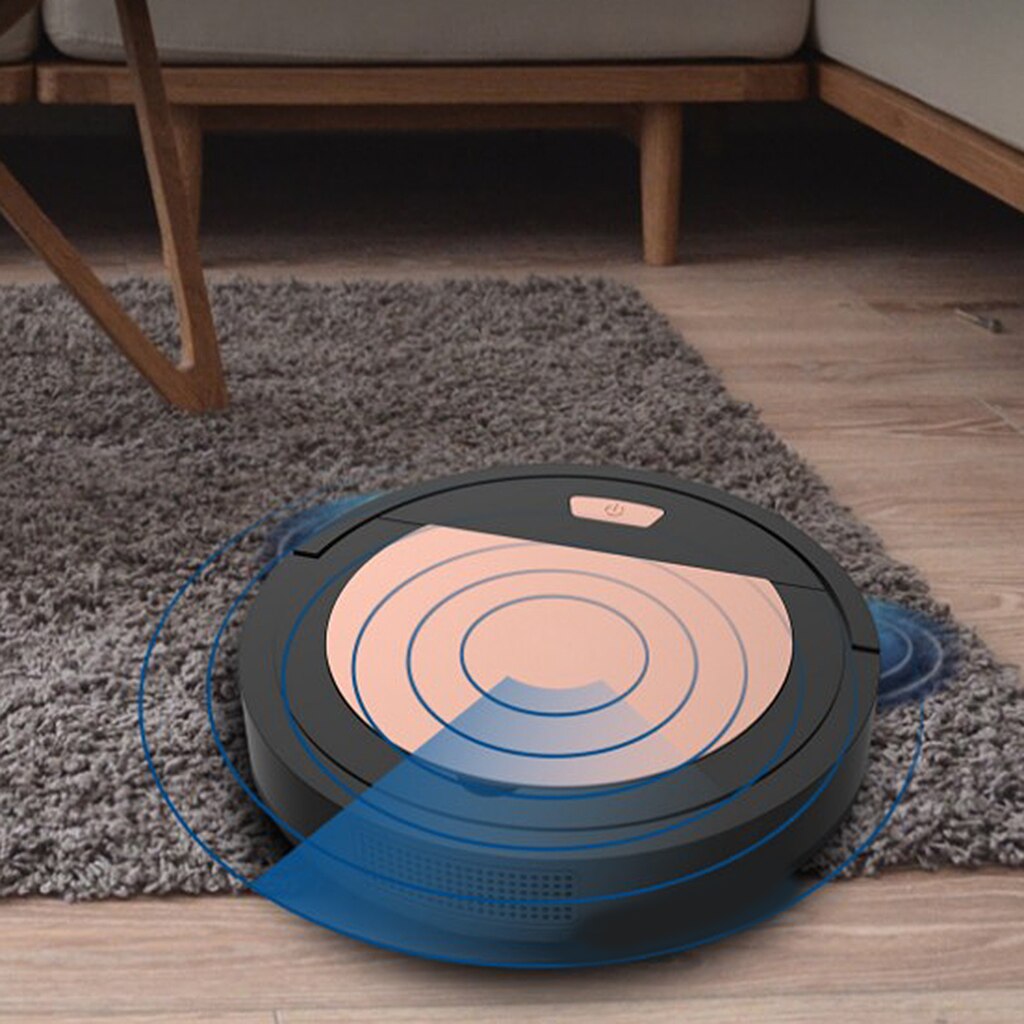 Robot Vacuum Cleaner Auto Sweeper for Hard Floors Carpets Pet Hair Clean