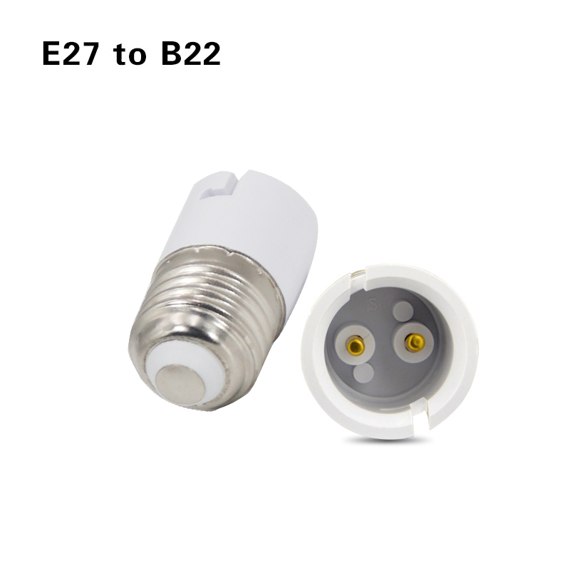1PCS E27 Male to E14 G9 E12 B22 G4 MR16 GU10 Female Lamp Base Lamp Holder Converter Socket Adapter For LED Corn Bulb light: Brown