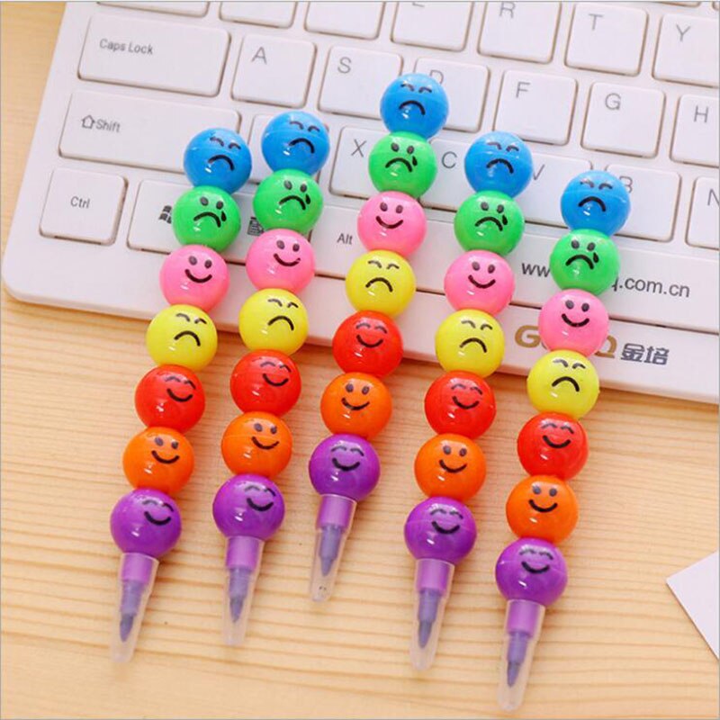 7 Colors/1PC Cute Kawaii Crayons Graffiti Pastel Drawing Pen Painting Drawing Supplies Stationery Art Supplies Crayon Set