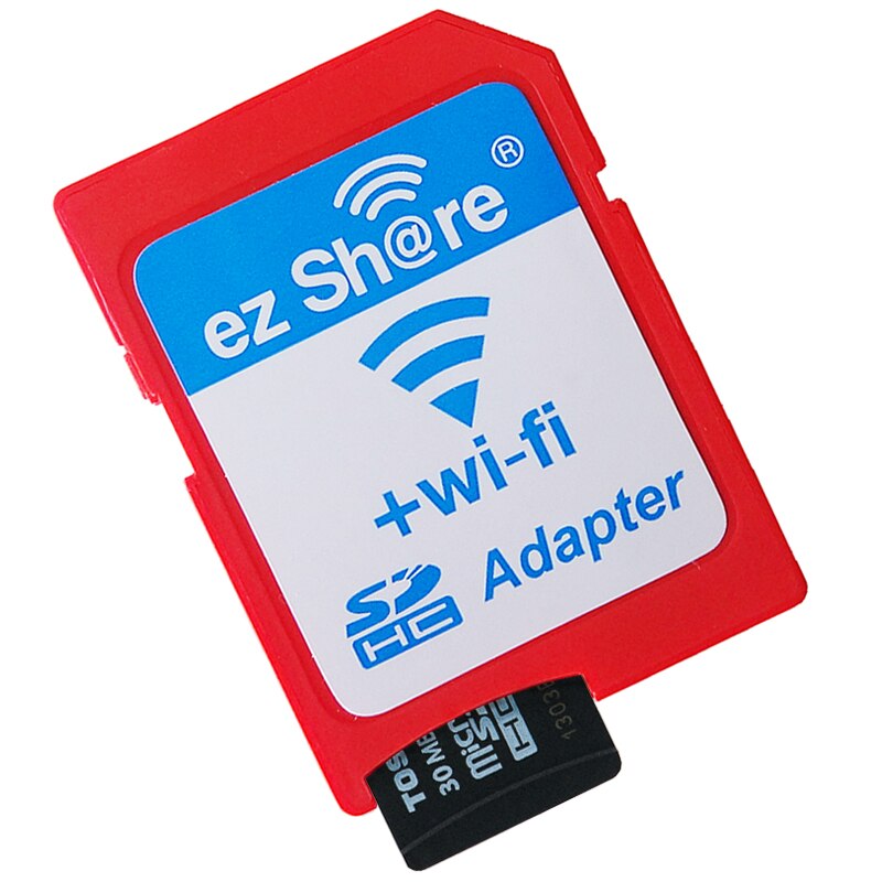 Wifi Sd Card Sdhc Sdxc Memory Card 8G 16G 32G C10 ez Share Wireless WiFi TF Micro SD To SD Adapter Support 8GB 16GB 32GB TF Card