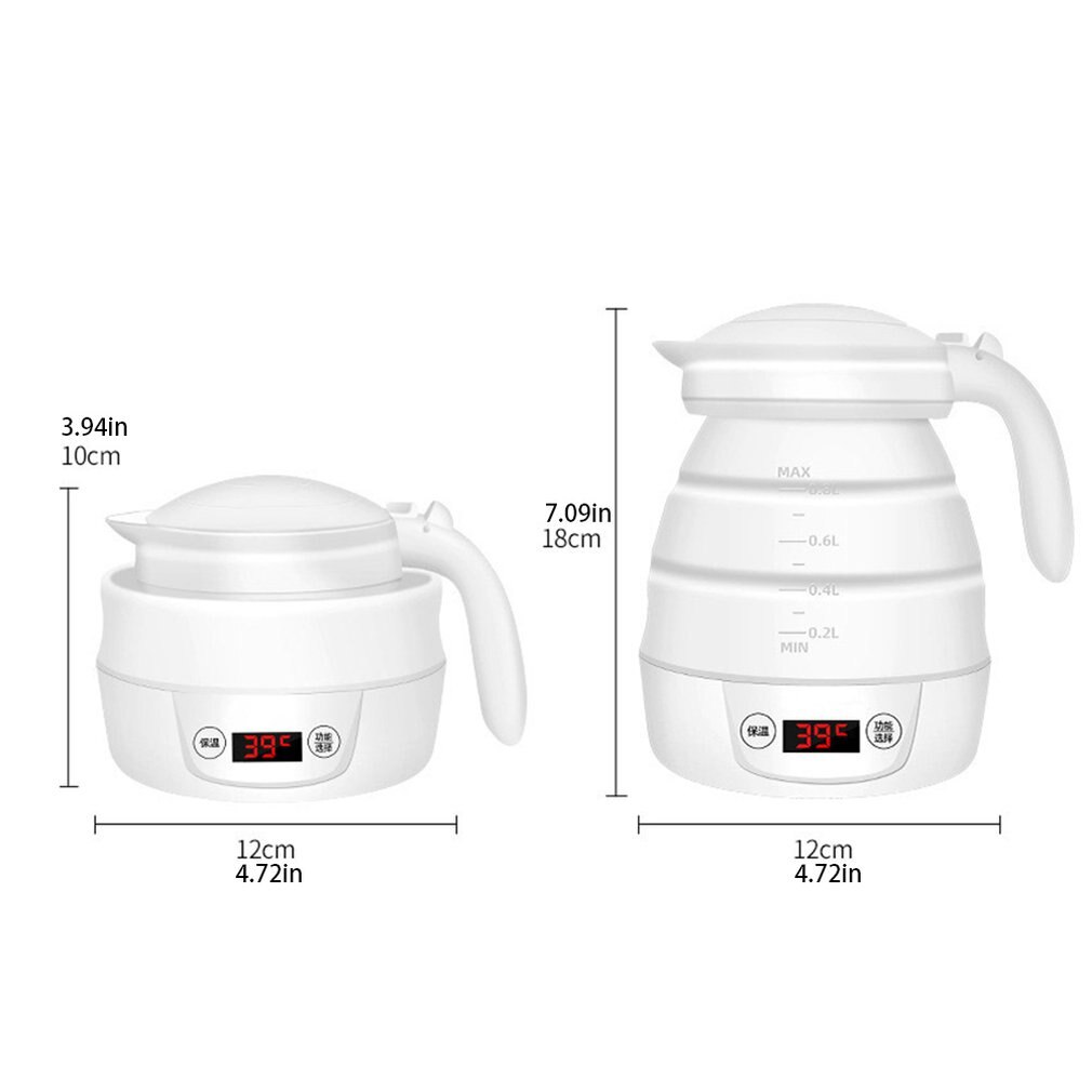 Electric Kettle SpeedBoil Kettle Cordless Kettle Folding Bottle FOR Outdoor Travel Kettle Silicone Bottle