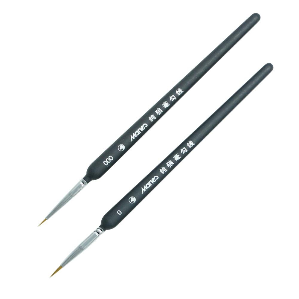 Juego de pinceles de línea de gancho, pinceles de pintura para acuarela, pintura al óleo de acrílico, delineador de dibujo, lápiz pincel para pintar, perfilador de gancho