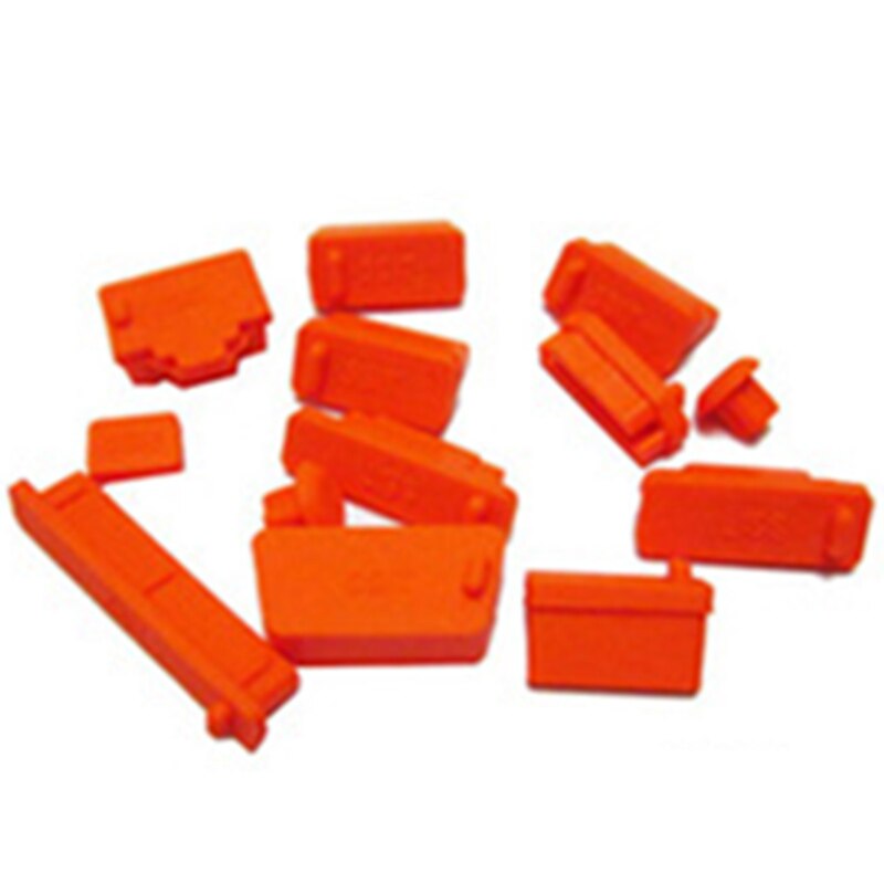 13 Stks/set Siliconen Anti Dust Plug Cover Stopper Laptop Stof Plug Laptop Stofdicht Usb Stof Plug Computer Accessoires #25