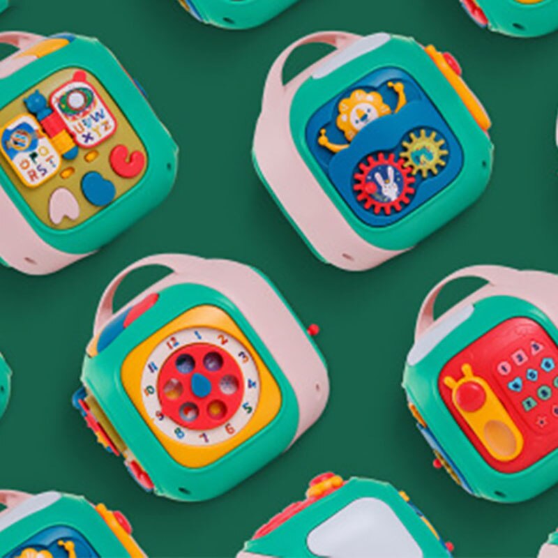 Multifunktionelt musikalsk legetøj toddler baby musik boks finmotorik færdighed læring uddannelse blok klassificering pædagogisk legetøj
