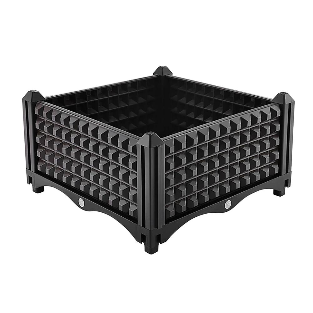 Raised Planter Grow Box Rectangular Flowerpot Elevated Garden Bed Garden Pots &amp; Planters Elevated Garden Bed Garden Decoration: C