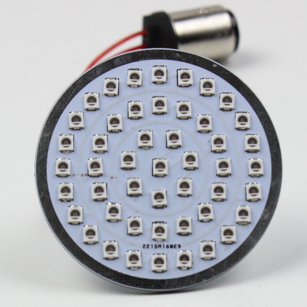 50mm 2" Motorcycle Stop Brake Light 1157 Custom 12 Volt Automotive Tail LED light