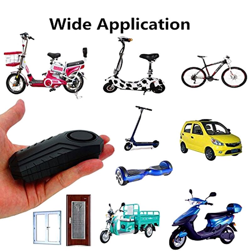 Wsdcam Waterdichte Afstandsbediening Bike Motorcycle Elektrische Auto Voertuig Veiligheid Anti Verloren Herinneren Trillingen Waarschuwing Alarm Sensor
