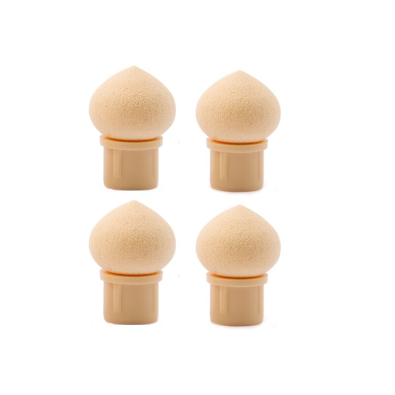 1 Set Double-headed Gradient Brushes Dust Brush Acrylic Rhinestone Sponge Nail Art Brush For Ombre Gradient Nails Manicure Tool: A 4pc Pointed head