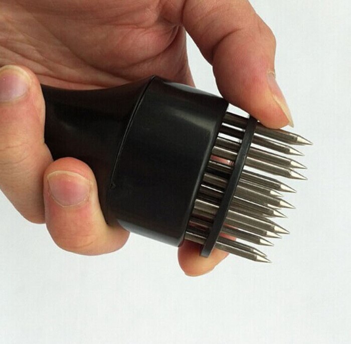 Kitchen gadgets steak pork chops meat tools pounder quickly pine needle stainless steel meat hammer