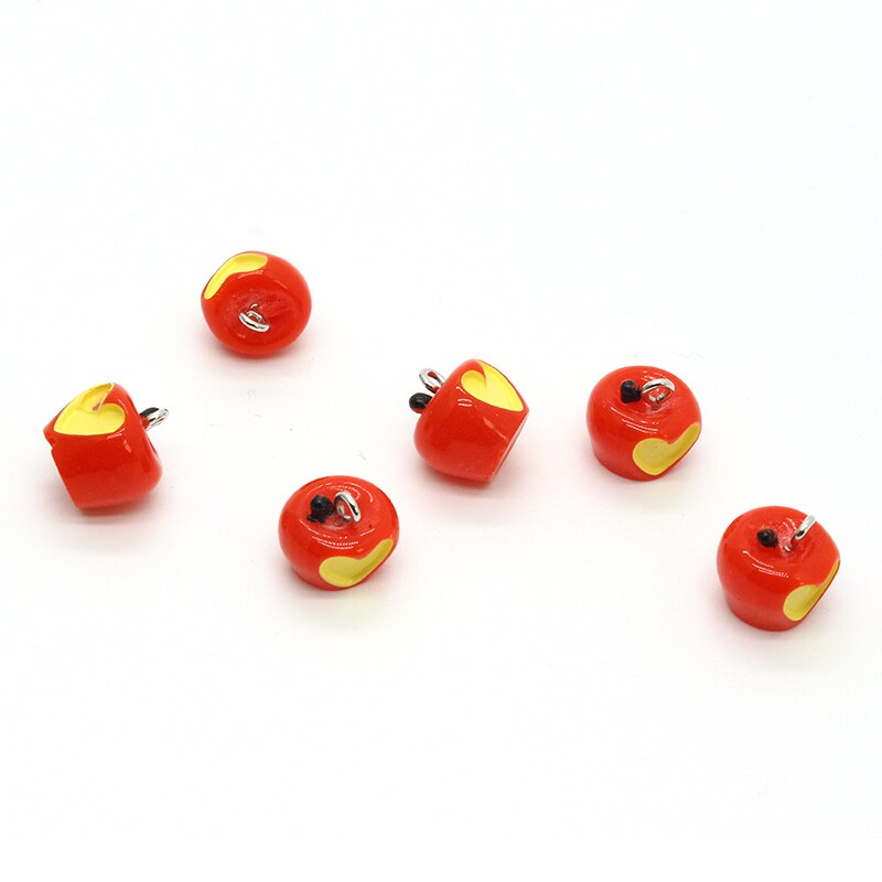 10pcs/lot Wine Bottle Watermelon Lollipop Food Charms Resin Earring Pendants Accessory Anime Moon Star Keychain DIY Jewelry Make: aixinpingguo