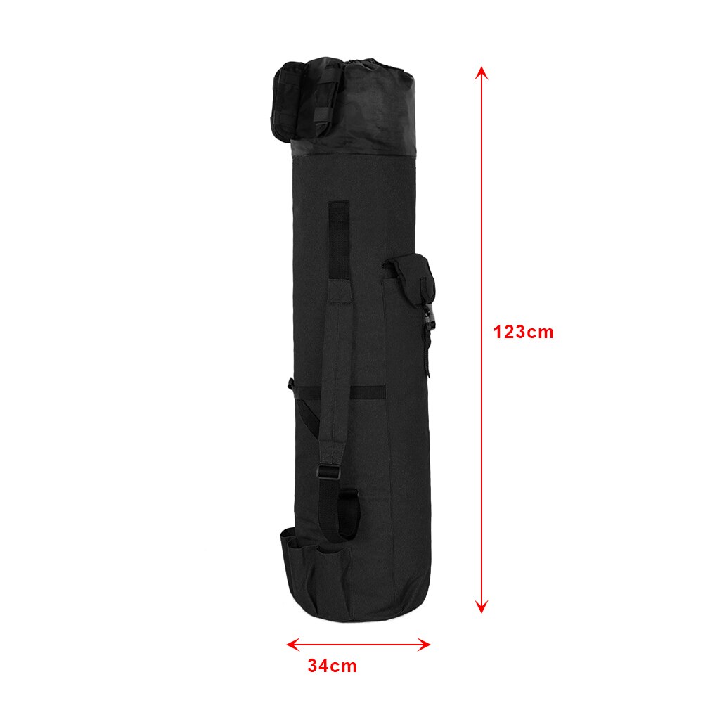 Dark Green Fishing Bag Folding Fishing Rod Reel Lure Carrier Case Pole Storage Backpack 5 rods reels pouch for Carp Fishing
