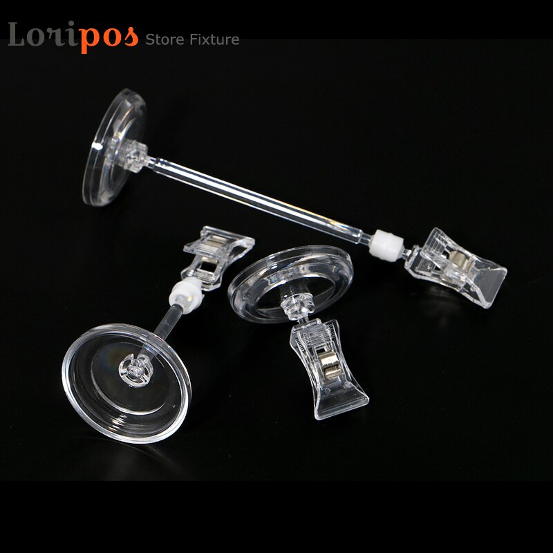 Clear POP Plastic Sign Paper Card Display Price Label Tag Signage Clips Holders In Supermarket Retails Price Tag Clip