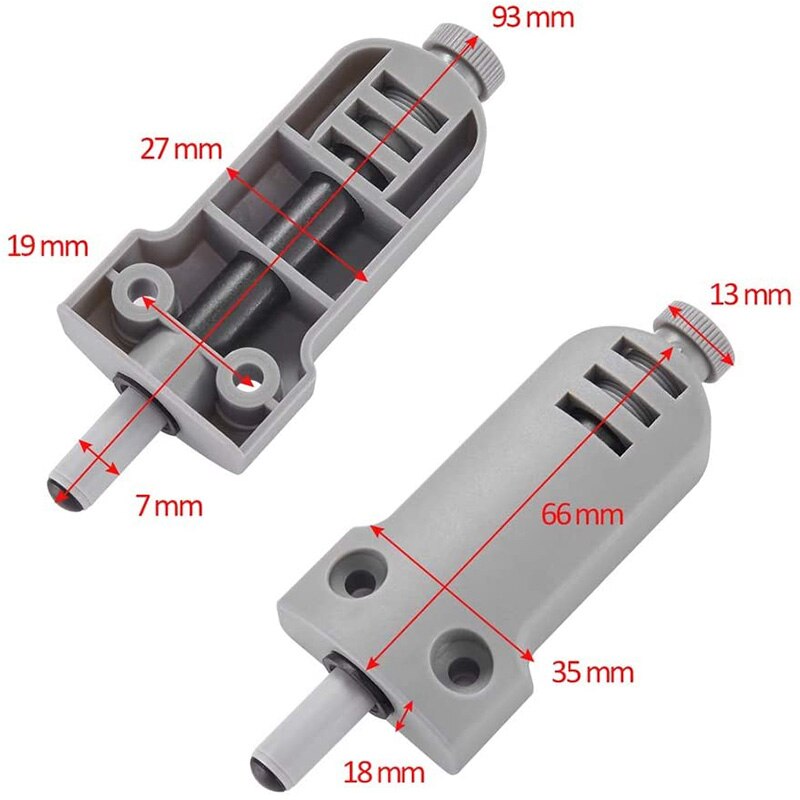 Big 8 Pack Cabinet Door Soft Close Hinge Buffer, Soft Close Damper For Cabinet Doors, Soft Close Adapter, Compact