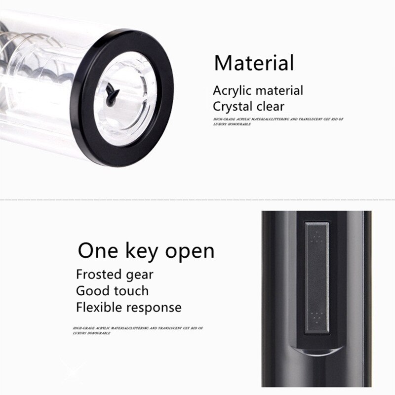 Electric Wine Grape Wine Bottle Opener Corkscrew Automatic Wine Bottle Opener Kit Cordless With Foil Cutter Bar Wine Tools