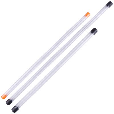DoU Angeln schweben Verpackung Rohr Angeln Bobber Behälter Boje Schwimmt Schutz Rohr Boya Lagerung Rohr Angeln Werkzeug: 1.37x40cm 10Stck