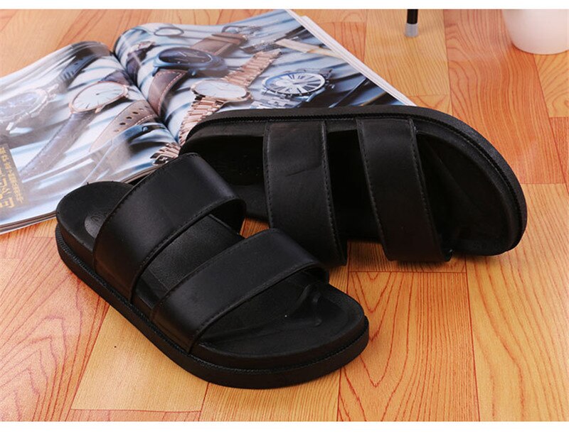 Homens sapatos chinelos mulher casa interior chinelos de praia ao ar livre flip flops plana sapatos verão slides pantoufle homme