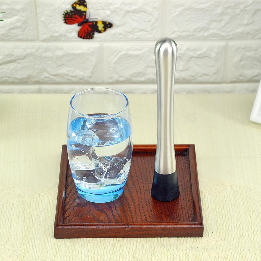 Protable Stainless Steel Wine Mixing Stick Cocktail Shaker Crushing Hammer Home DIY Bar Drink Muddler Crusher Ice Barware Tools