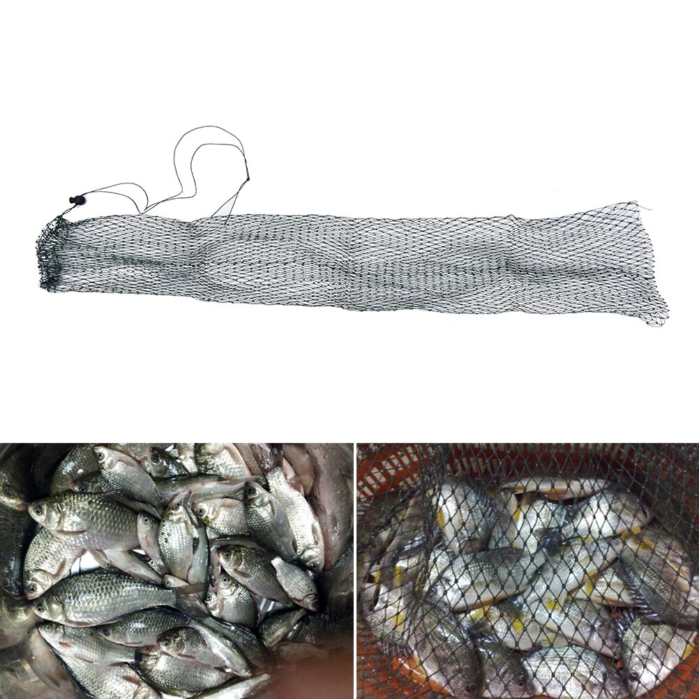 1pc nylon sammenfoldelige fiskenet fiskeposer fiskekande fælde filet de peche rete pesca fisketørring nylon-fiskenet creels