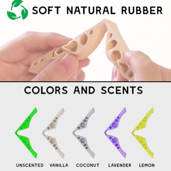 Nose Bridge Prevent Glasses From Fogging Mask Holder Anti Fogging Glasses Extensile Silicone Nose Bridge Clip