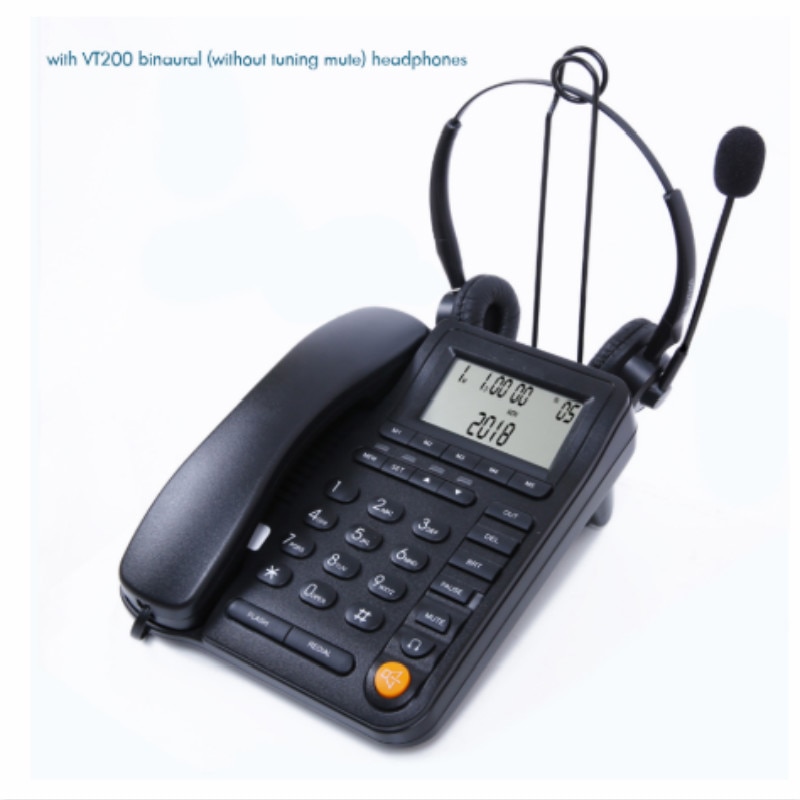 Klantenservice Telefoon Headsets Gewijd Voor Telemarketing Telefoon Headsets Gewijd Voor Call Center Vaste Telefoon