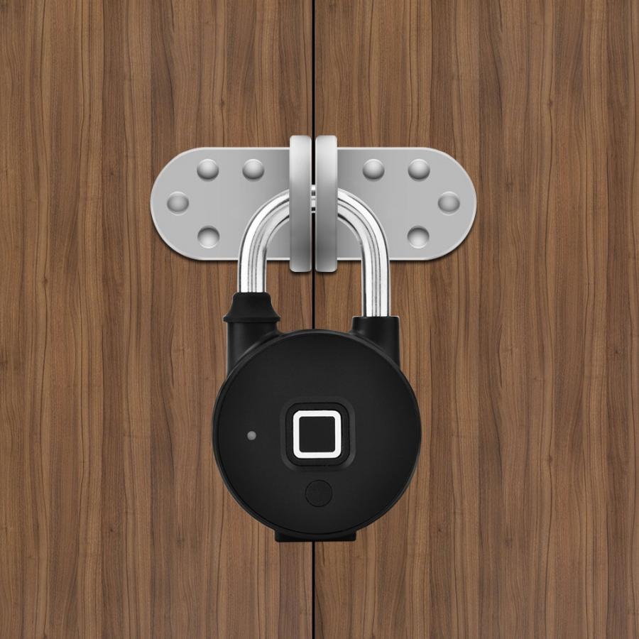 Candado de Seguridad ANTIRROBO CON huella digital inteligente, candado sin llave, candado impermeable para exteriores