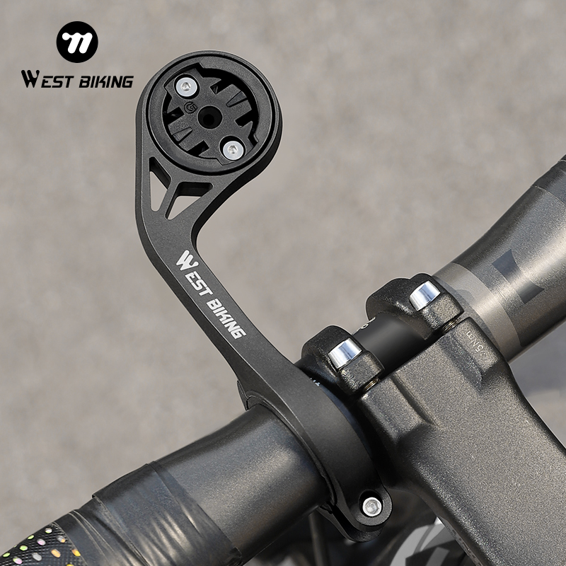 Soporte para ordenador de ciclismo WEST BIKING para Garmin/Bryton/Wahoo, velocímetro, luces y soporte para cámara, accesorios para bicicleta de montaña y carretera