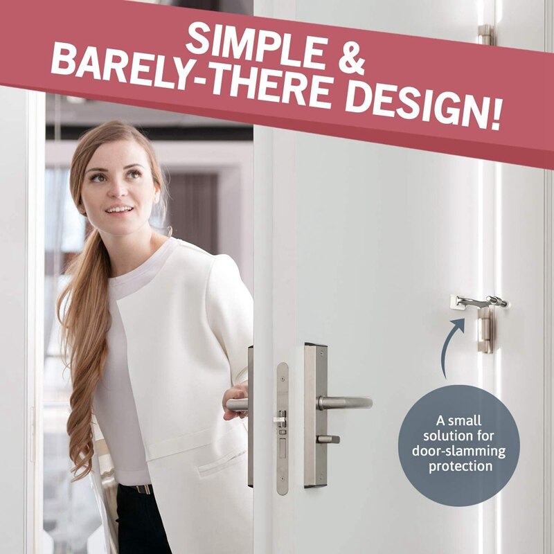 Tope de puerta de pasador de bisagra, práctico Tope de puerta para bisagras de puerta, construcción de Metal resistente y duradera, 7 paquetes
