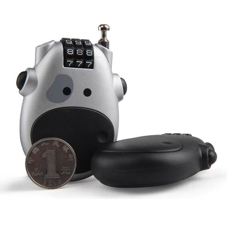 Draagbare Anti-diefstal Draad Touw Douane Codeslot Combinatie Douane Hangslot Bagage Rugzak Lockers Gym/Helm/Laptop sloten