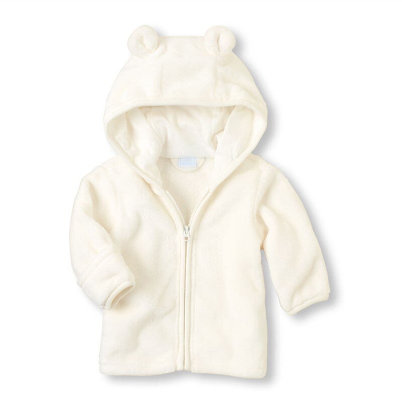 Winterjas Babykleertjes Baby Babykleding Snowsuit Algehele Super Coral Fluwelen Capuchon Hoodies Blauw Wit Rose