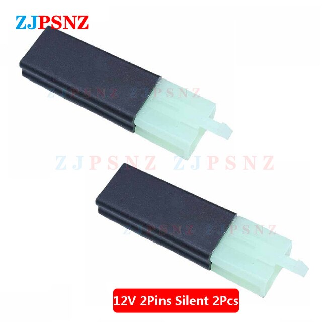 Relais clignotant à 2 fils, 12V, 48V, 64V, 3 broches, clignotant rond, signaux de clignotants, relais, Buzzer, indicateur LED: Rouge