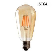 Vintage Retro Filament Edison Antique Dimmable Industrial Lamp Light Bulb E27 Filament Light Bulb