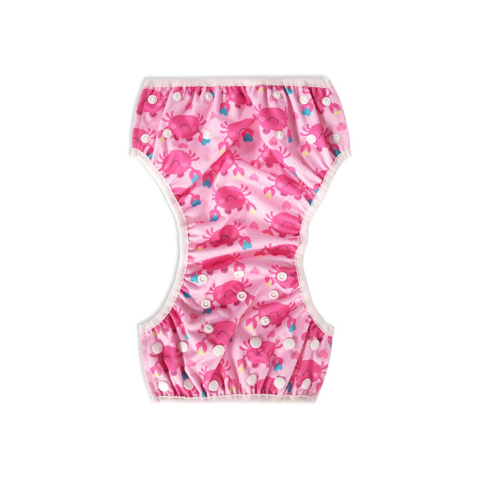 Happy Flute 1pc dziecko lato wodoodporne regulowane pieluszki tekstylne basen Pant pływanie majtki na pieluchę wielokrotnego użytku zmywalna pieluszka dla niemowląt