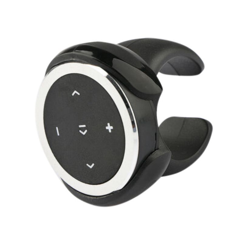 1Pcs Auto Draadloze Bluetooth MP3 Media Knop Stuurwiel Afstandsbediening Muziekspeler