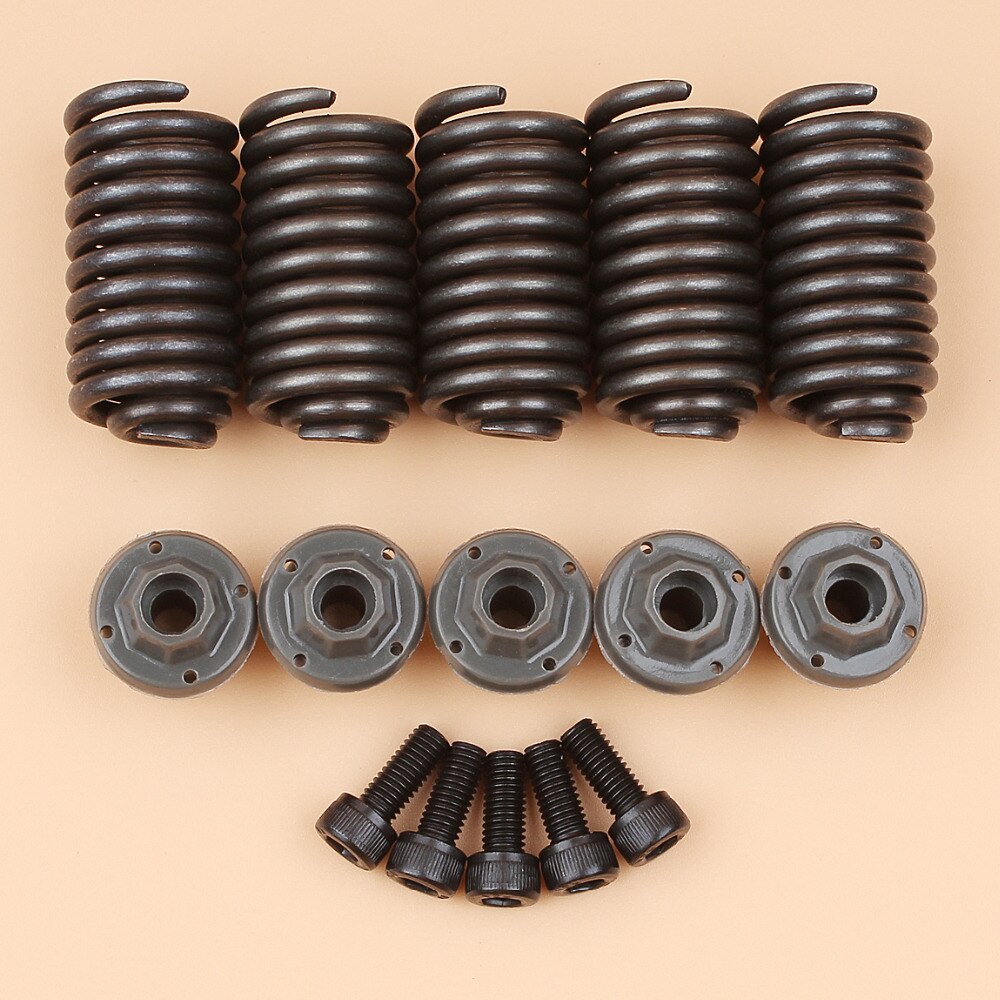 5Pcs/lot Handlebar Buffer Spring Mount Kit For Husqvarna 362 365 371 372 372XP Jonsered 2063 2065 2071 2163 2171 Chainsaw Parts