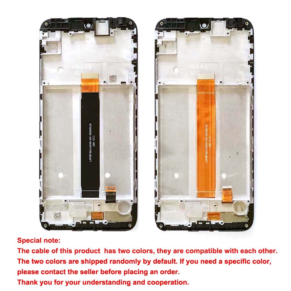 100% Tested Accessories For wiko view 3 view3 lite LCD Display Touch Screen Digitizer Assembly + Frame 6.09" Replacement