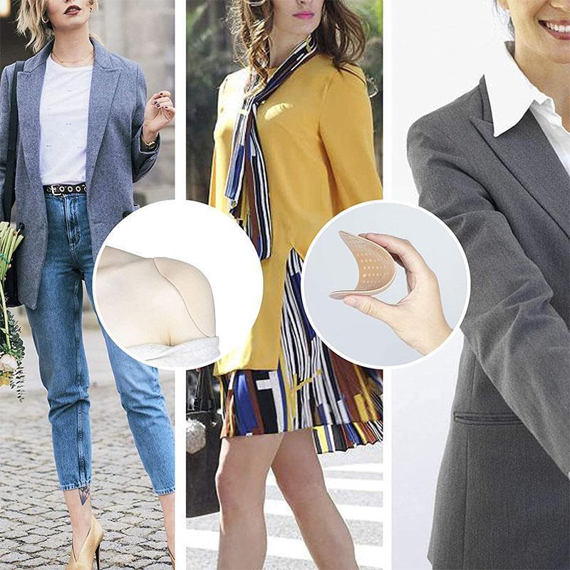 Natuurlijk zachte antislip schoudervullingen zachte siliconen schouder antislip schoudervullingen voor schouderversterkers kleding kledingvullingen