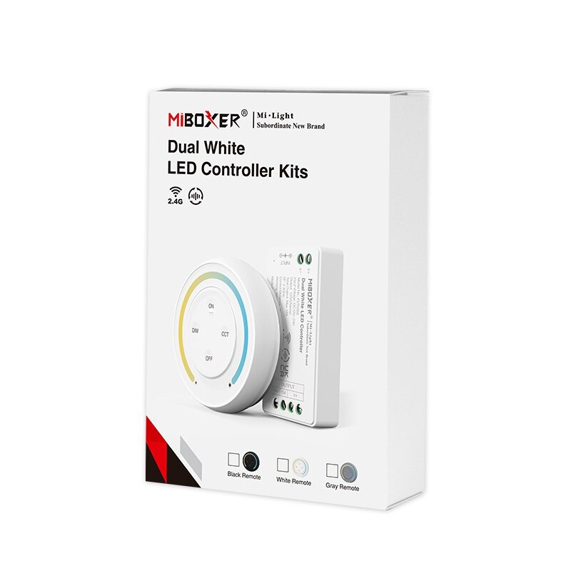 Miboxer 2.4G Sunrise Afstandsbediening Regenboog Afstandsbediening Met Enkele Kleur/Cct/Rgb/Rgbw/Rgbcct Led controller Voor Led Strip Lamp: CCT FUT035SA