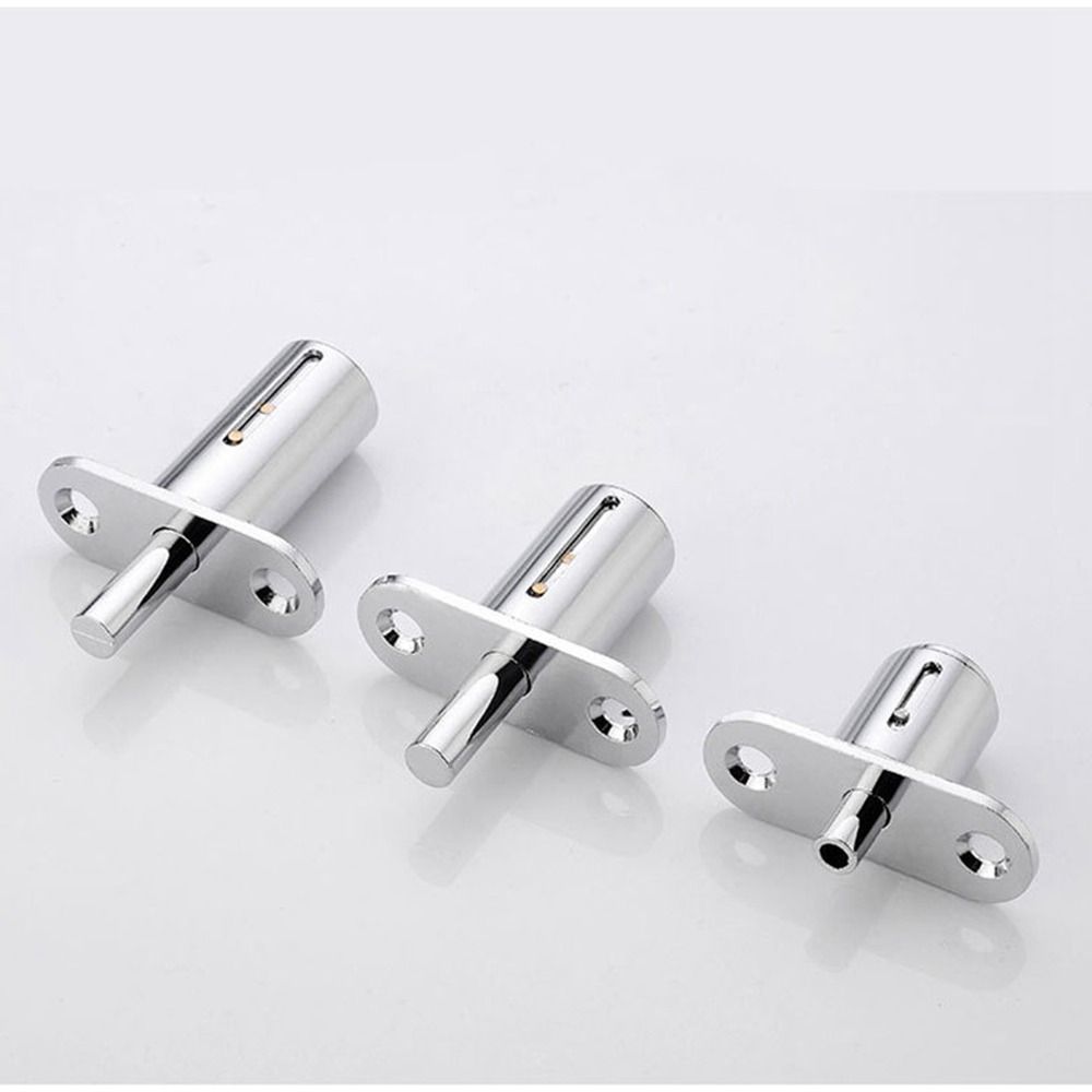 Zinc Alloy Sliding Door Locks With Keys Lengthening Window Security Lock Hardware Multifunctional Cabinet Catches Wardrobe