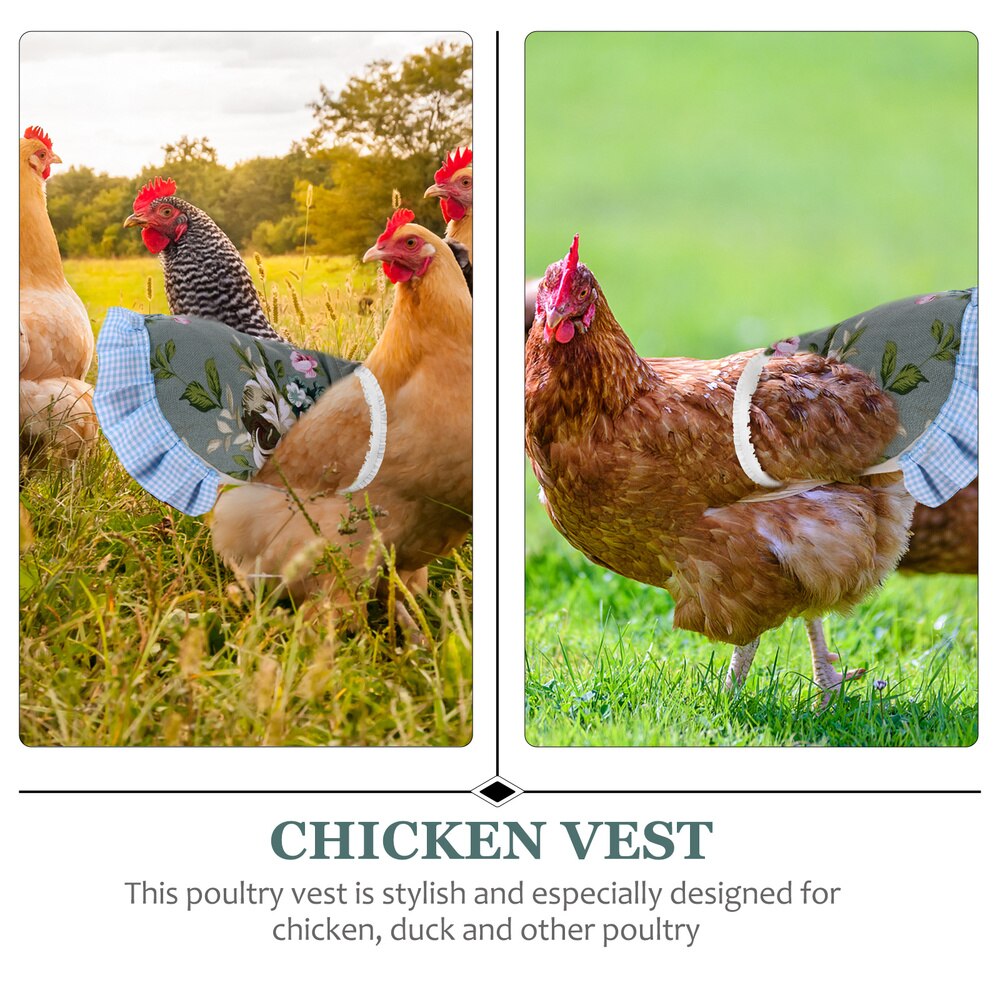 Chicken Dusk Vest Adorable Poultry Costume Vest Poultry Apparel