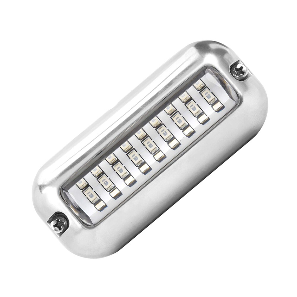 Båtlampa 12v 27 led lockbete natt fiskesökarlampa ljus shads fiske led båtfiske djupt under vattnet  ip68 50w ljus