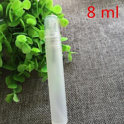 50 st 3 5 8 10 ml plastspray parfym miniflaskor liten spruta prov tom behållare dispensering: 8 ml klara 50 st
