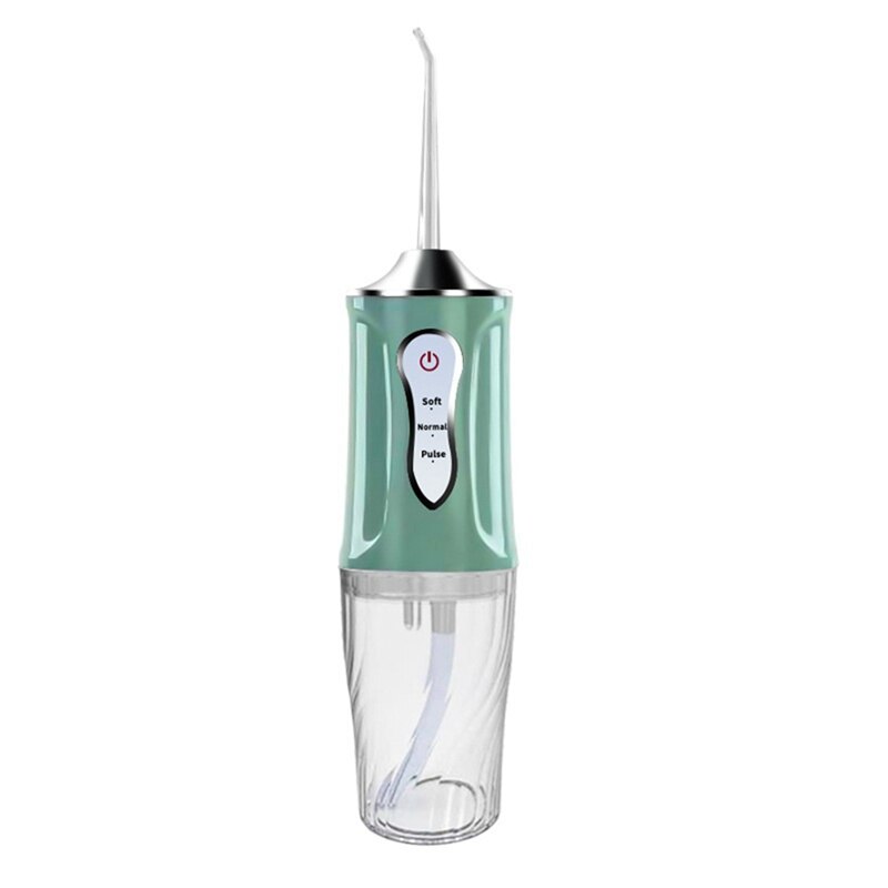 Elektrische Scaler Tragbare Zahn Reiniger Oral Reinigung Irrigator Hand Spüler Zähne Pflege Gerät: Grün