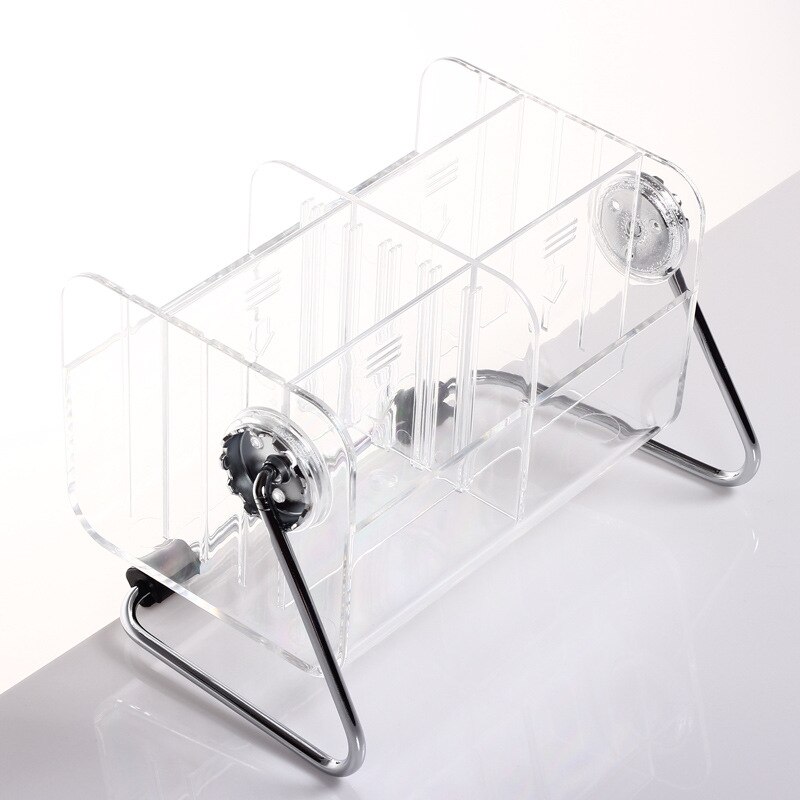 Acrylic Desktop Organizer Box For Rotary Remote Control Storage Case Clear Pen Holder Desk Finishing Holder Home Supply Decor