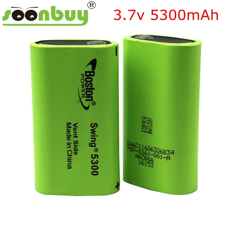 4pcs 100% Original Lithium Battery BOSTON SWING 5300mAh low temperature fuel battery cell 3.7v 13A discharge