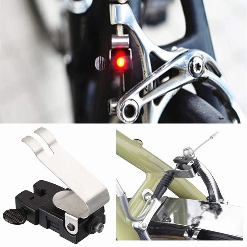 Mini Rem Fietslicht Mount Staart Achter Fietslicht Fietsen LED Licht Hoge Helderheid Waterdichte LED Lamp Fietsaccessoires